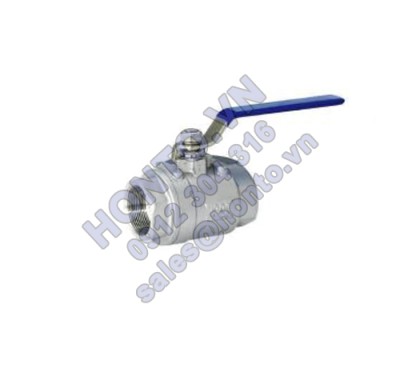 Van bi inox 2PC nối ren công nghiệp Van bi inox 2PC nối ren công nghiệp